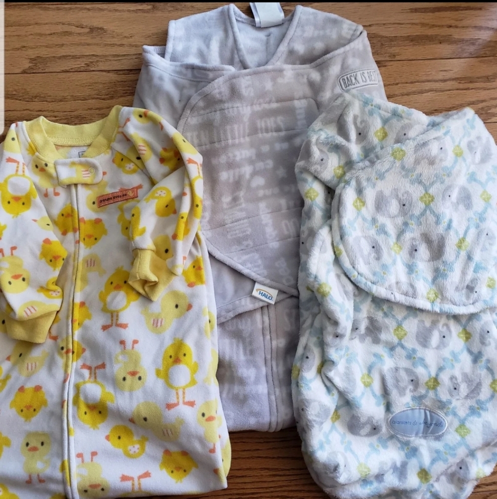 Baby swaddles bundle